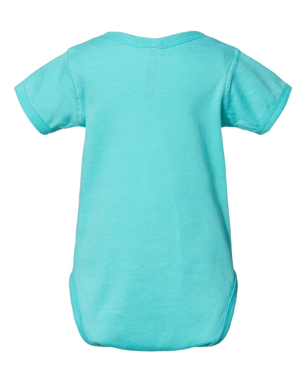 Infant Fine Jersey Bodysuit - Back - B33438971 - Caribbean
