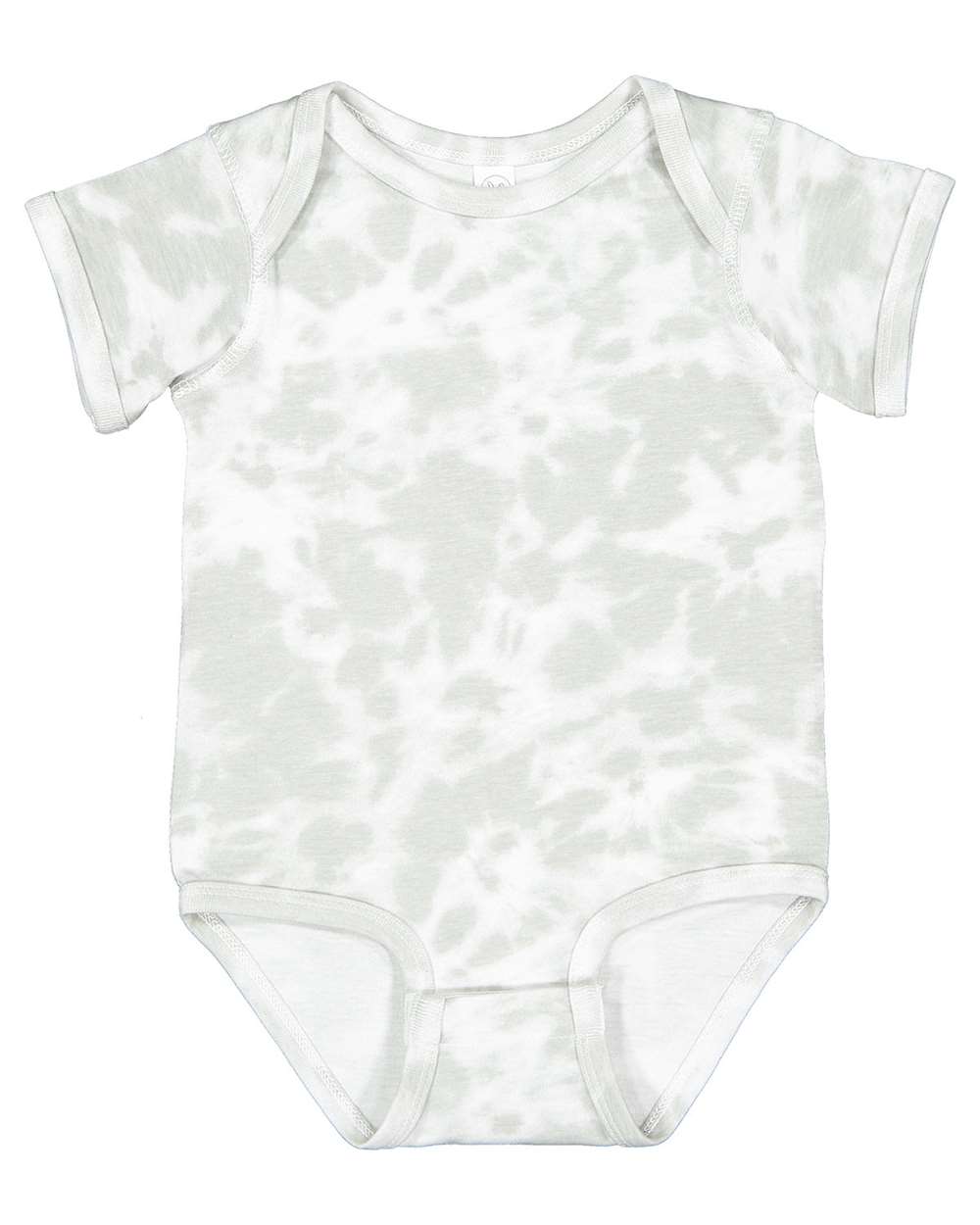 Infant Fine Jersey Bodysuit - Front - B33438101 - Haze Tie Dye