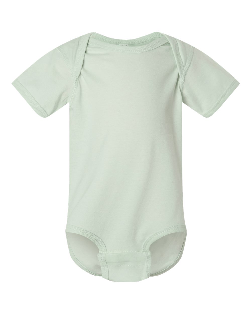 Infant Fine Jersey Bodysuit - Front - B33438141 - Honeydew