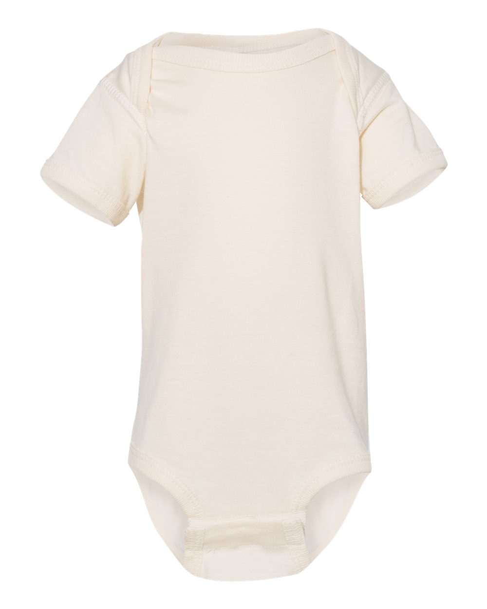 Infant Fine Jersey Bodysuit - Front - B33438231 - Natural