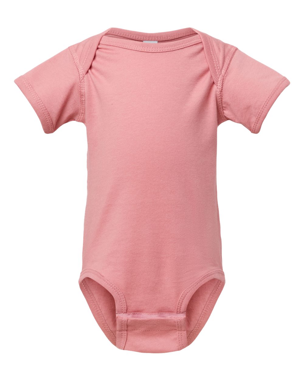 Infant Fine Jersey Bodysuit - Front - B33438371 - Mauvelous