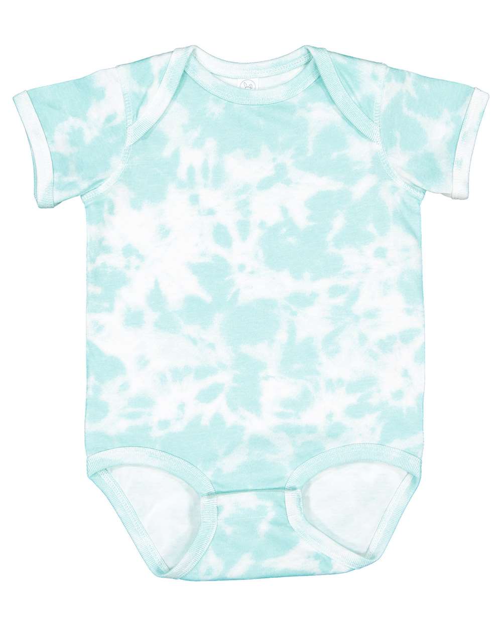 Infant Fine Jersey Bodysuit - Front - B33438391 - Island Tie Dye