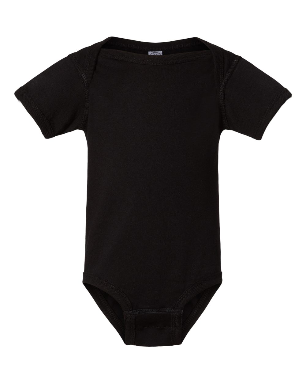 Infant Fine Jersey Bodysuit - Front - B33438501 - Black