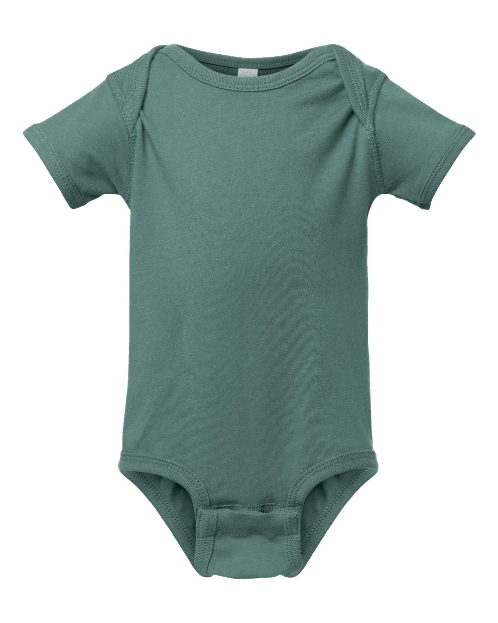 Infant Fine Jersey Bodysuit - Front - B33438811 - Basil