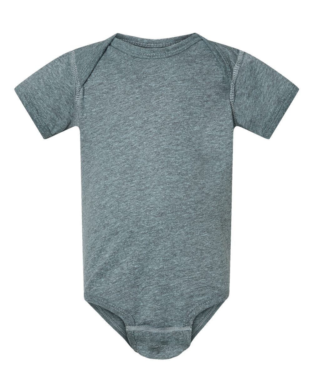 Infant Fine Jersey Bodysuit - Front - B33438951 - Ice Blackout