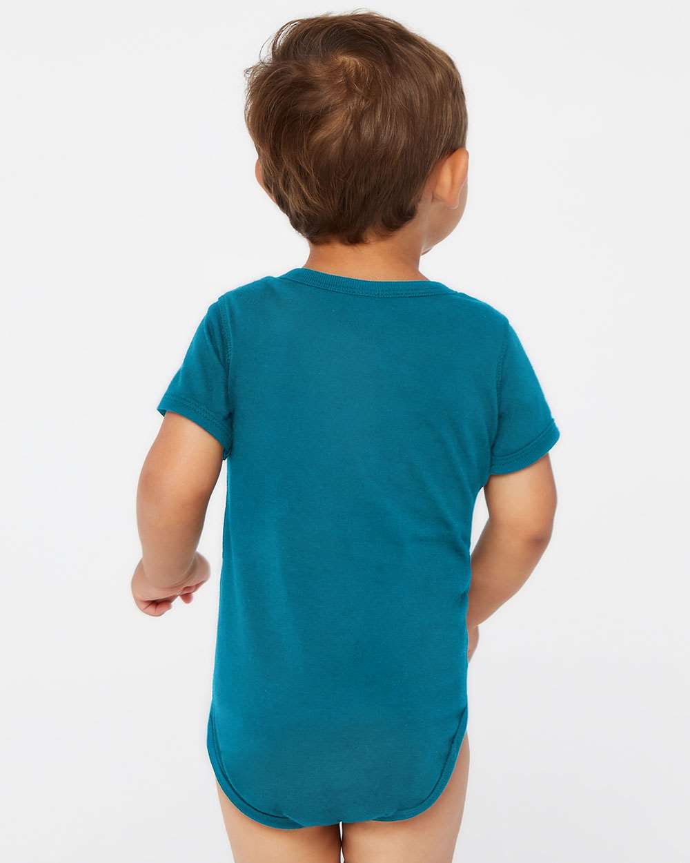 Infant Fine Jersey Bodysuit - OnModelBack - B33438941 - Oceanside