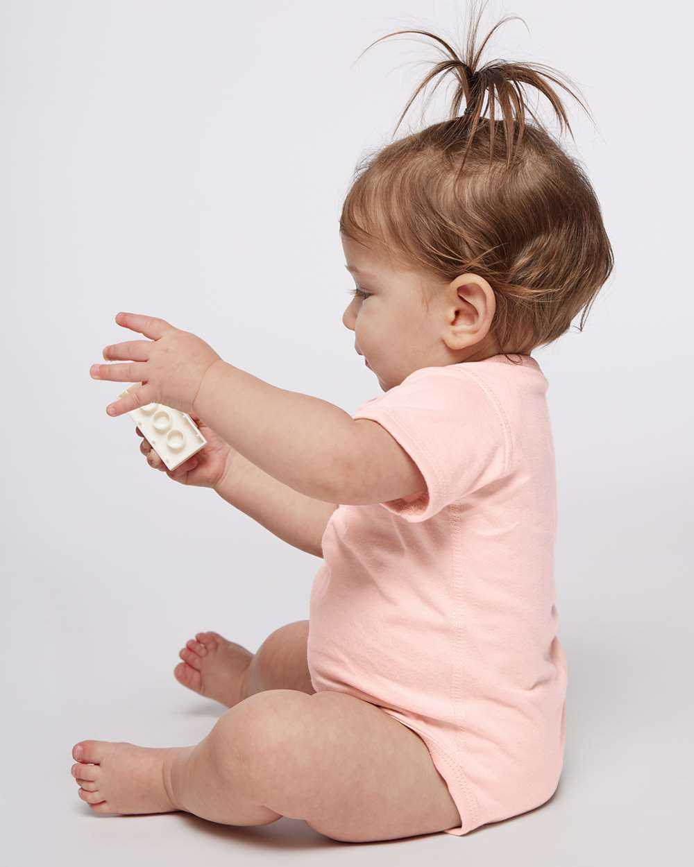Infant Fine Jersey Bodysuit - OnModelSide - B33438321 - Blush