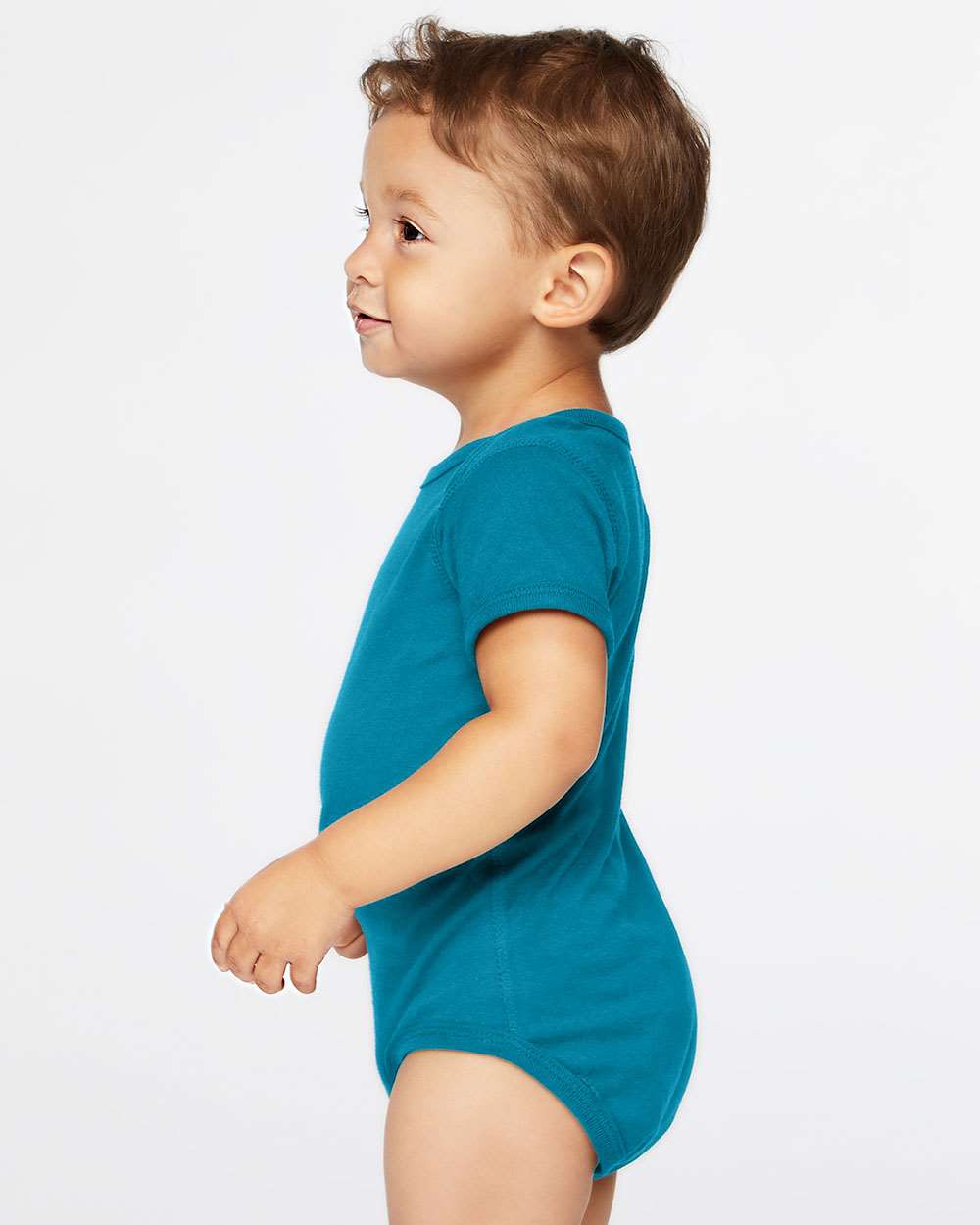 Infant Fine Jersey Bodysuit - OnModelSide - B33438941 - Oceanside
