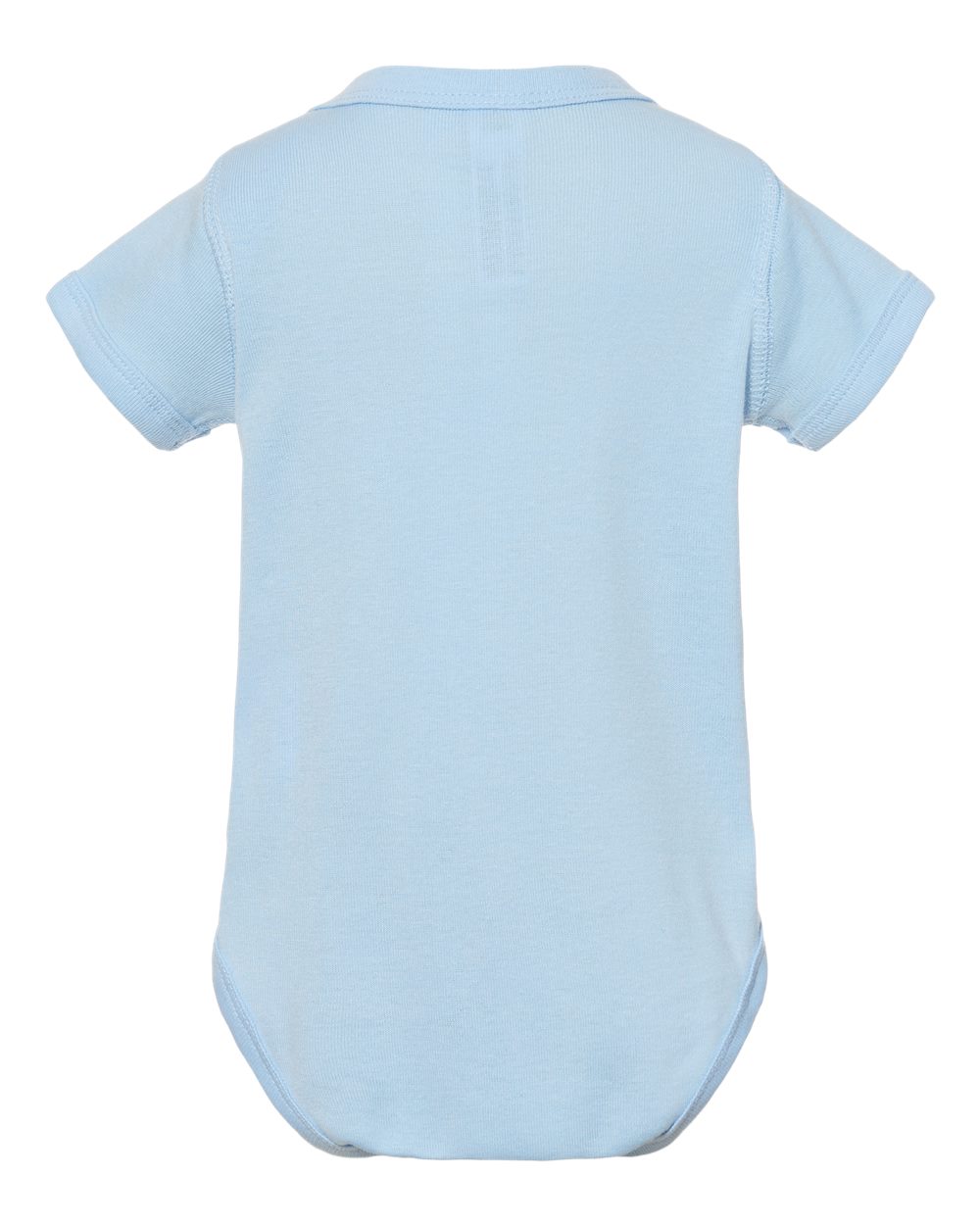 Infant Baby Rib Bodysuit - Back - B30238251 - Light Blue