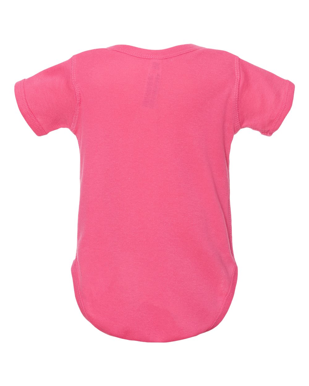 Infant Baby Rib Bodysuit - Back - B30238311 - Hot Pink