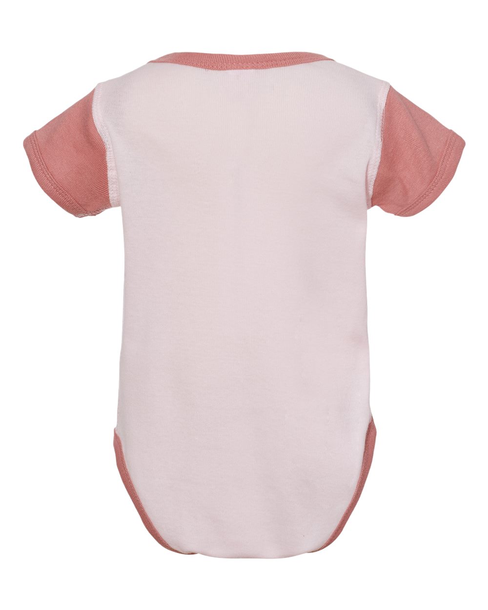 Infant Baby Rib Bodysuit - Back - B30238341 - Ballerina/ Mauvelous