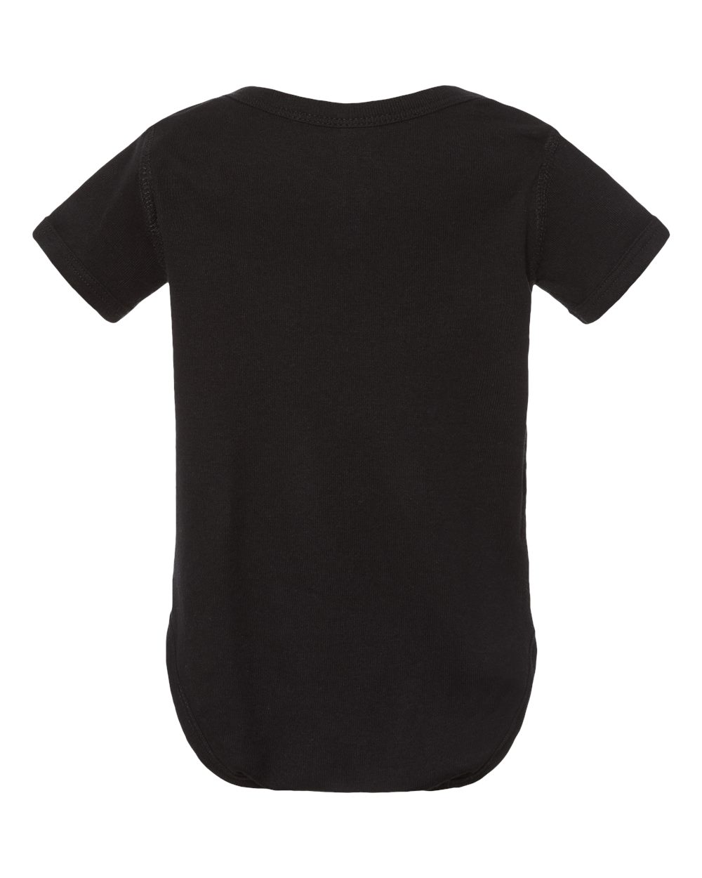 Infant Baby Rib Bodysuit - Back - B30238501 - Black