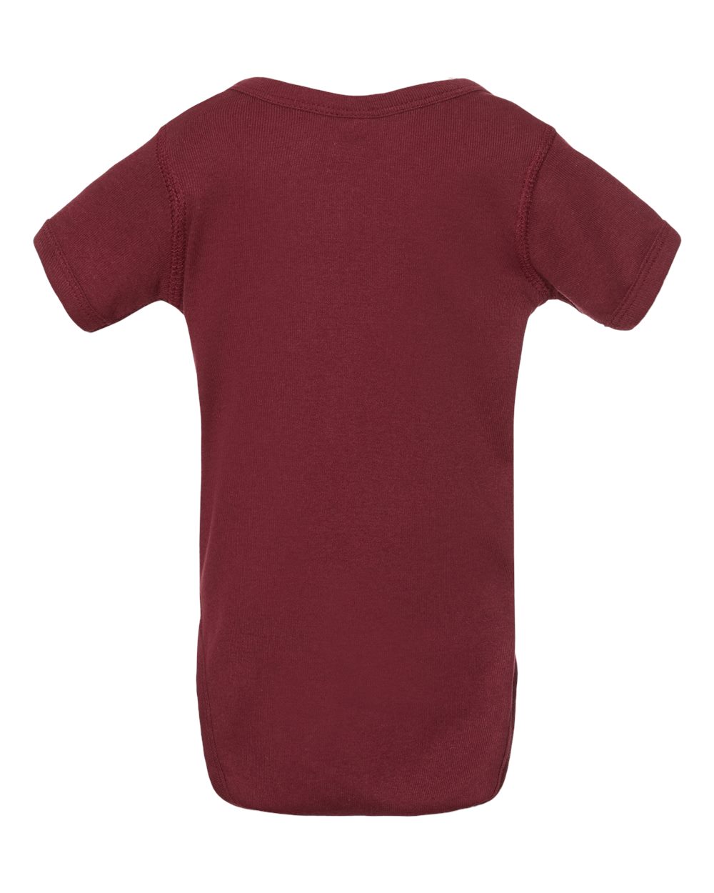 Infant Baby Rib Bodysuit - Back - B30238531 - Maroon