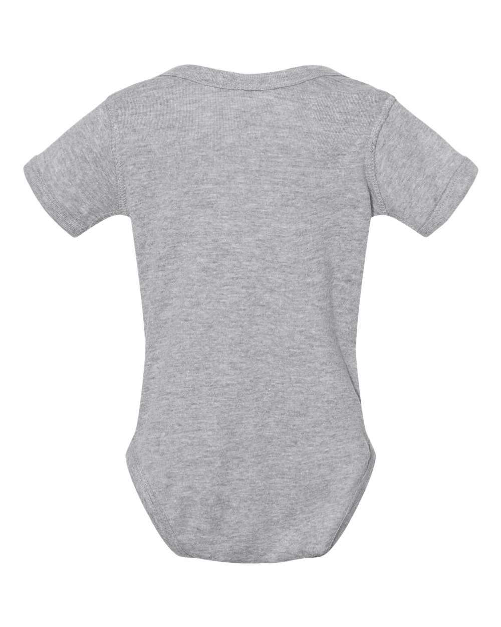 Infant Baby Rib Bodysuit - Back - B30238581 - Heather