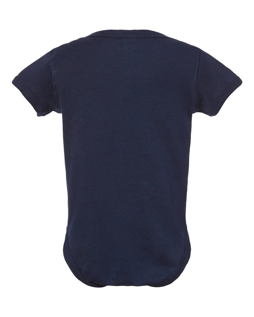 Infant Baby Rib Bodysuit - Back - B30238651 - Navy