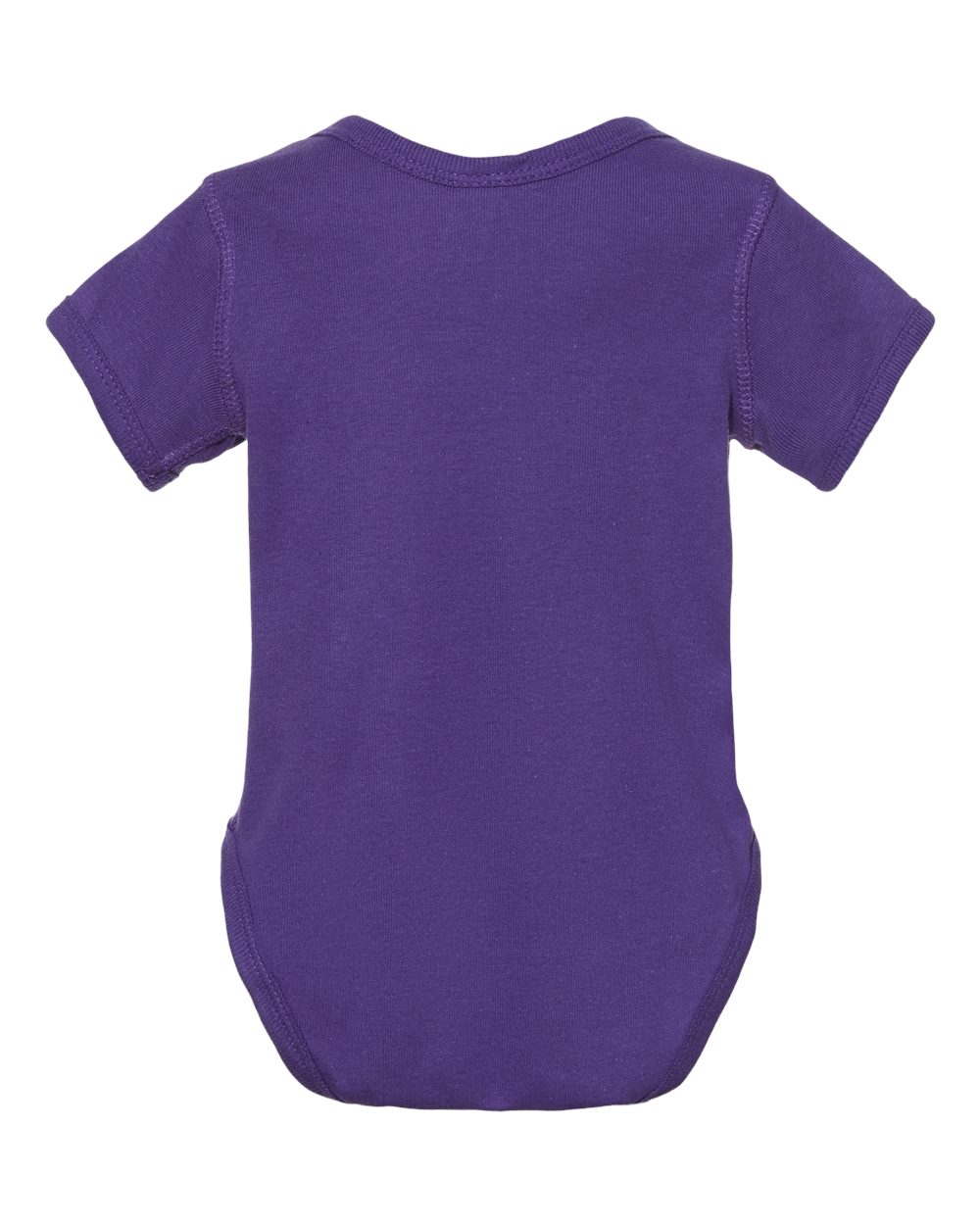 Infant Baby Rib Bodysuit - Back - B30238671 - Purple