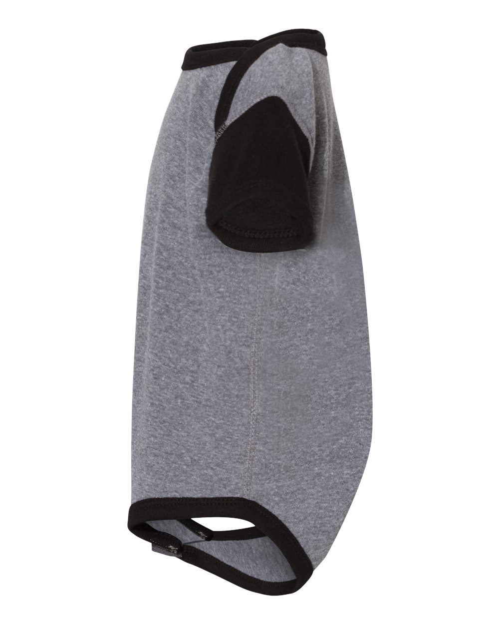 Infant Baby Rib Bodysuit - DirectSide - B30238801 - Granite Heather/ Black