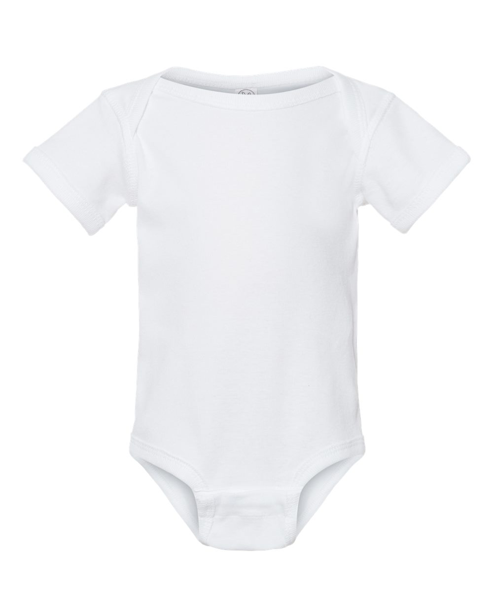 Infant Baby Rib Bodysuit - Front - B30238001 - White
