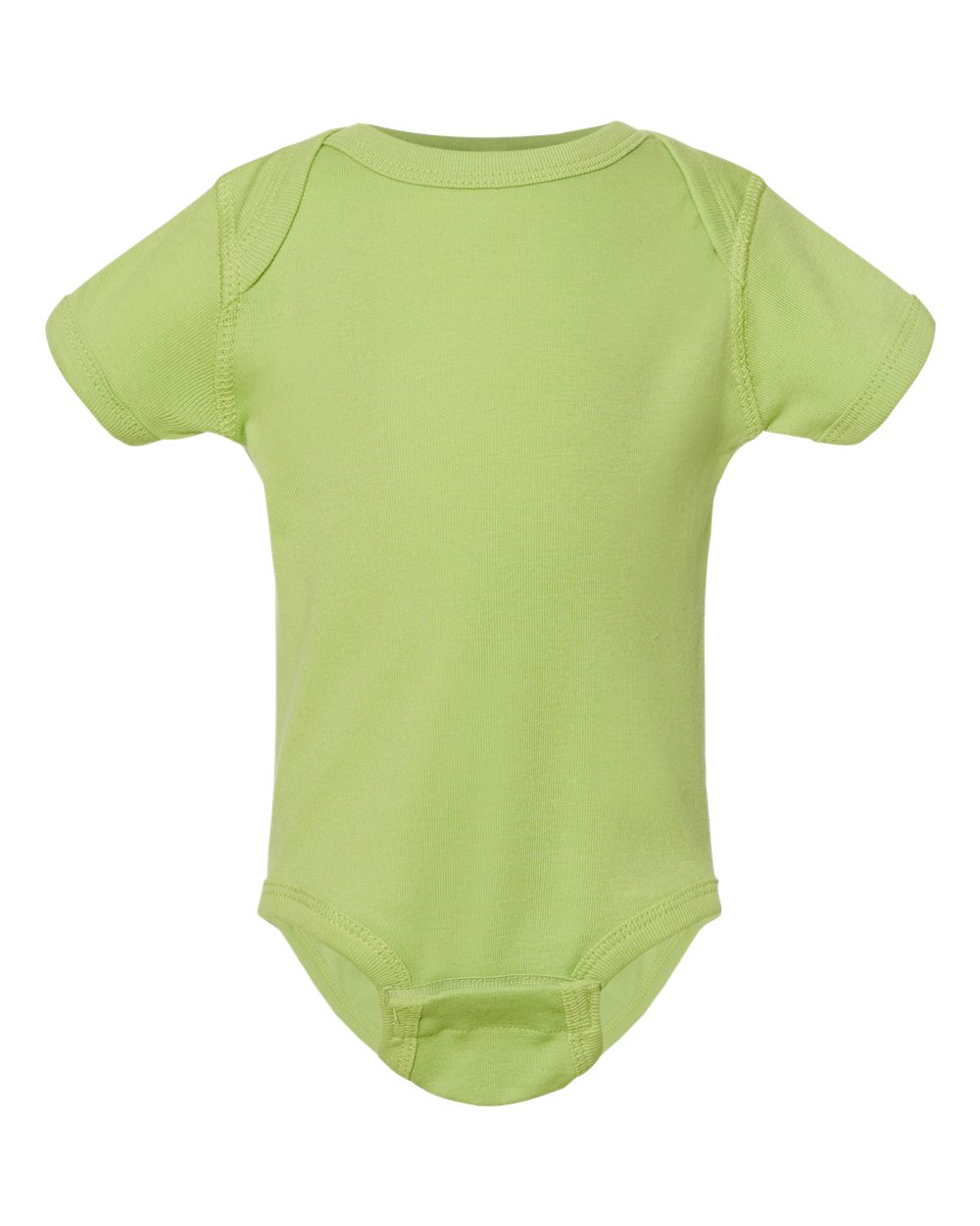 Infant Baby Rib Bodysuit - Front - B30238171 - Key Lime
