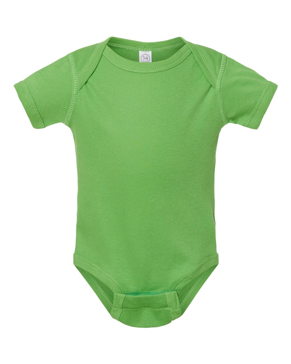 Infant Baby Rib Bodysuit - Front - B30238191 - Apple