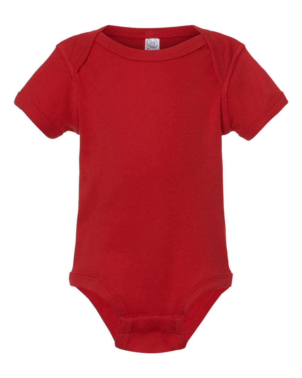 Infant Baby Rib Bodysuit - Front - B30238701 - Red