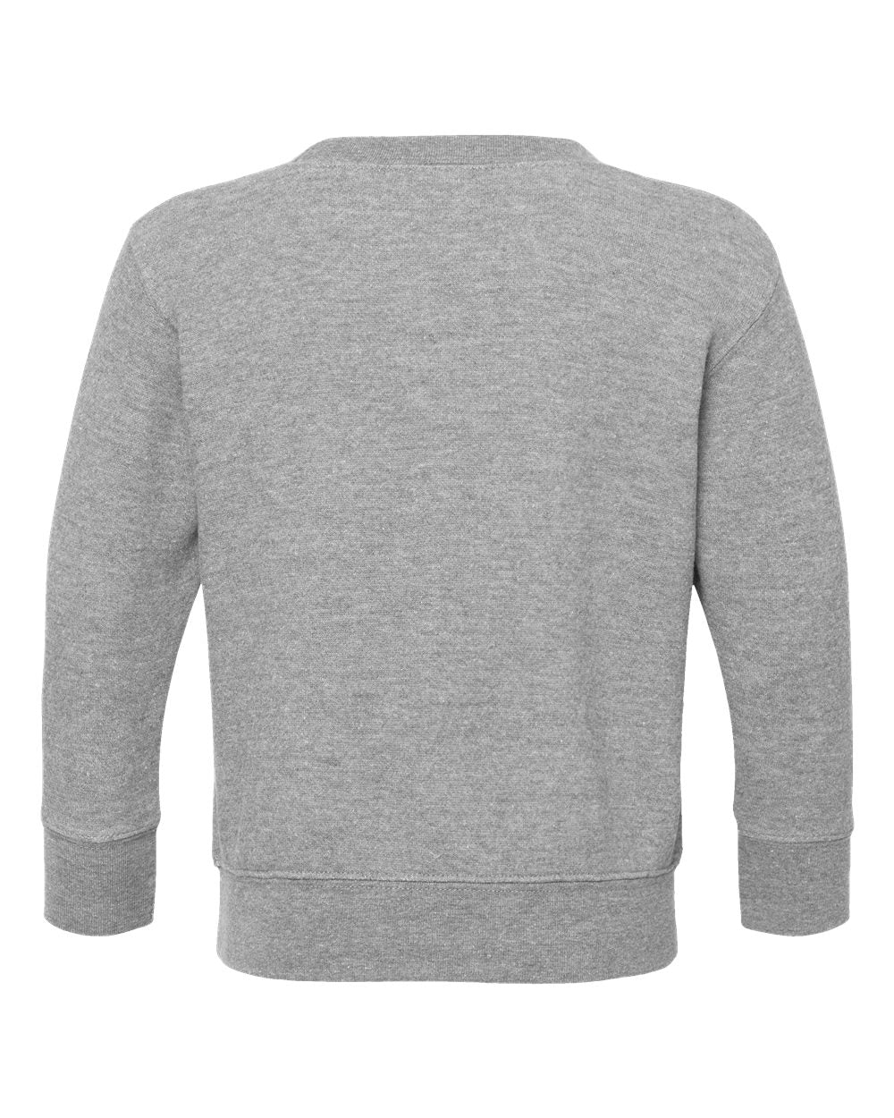 Toddler Fleece Crewneck Sweatshirt - Back - B32938583 - Heather