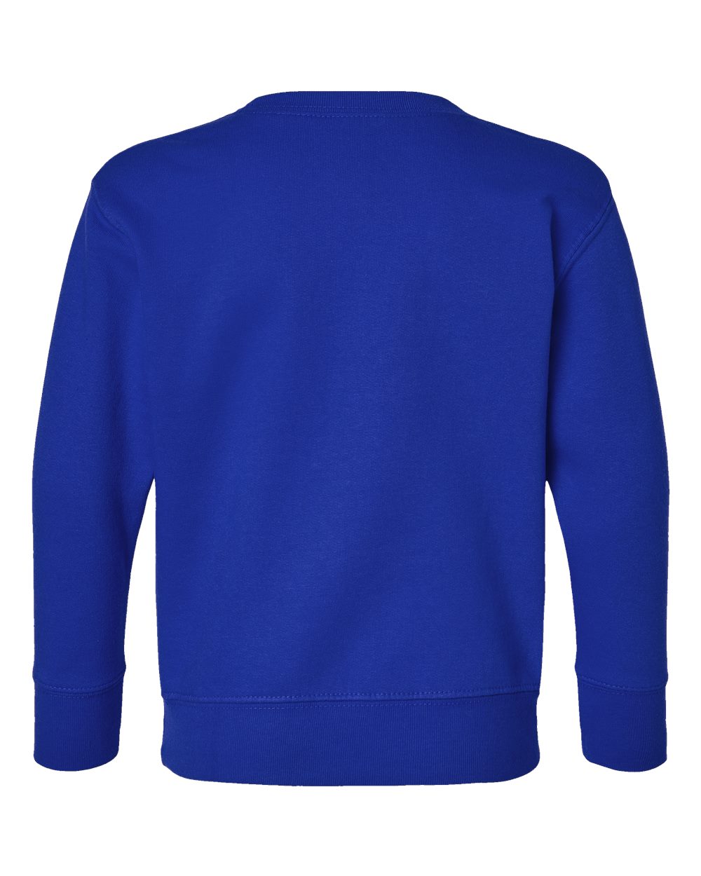 Toddler Fleece Crewneck Sweatshirt - Back - B32938753 - Royal