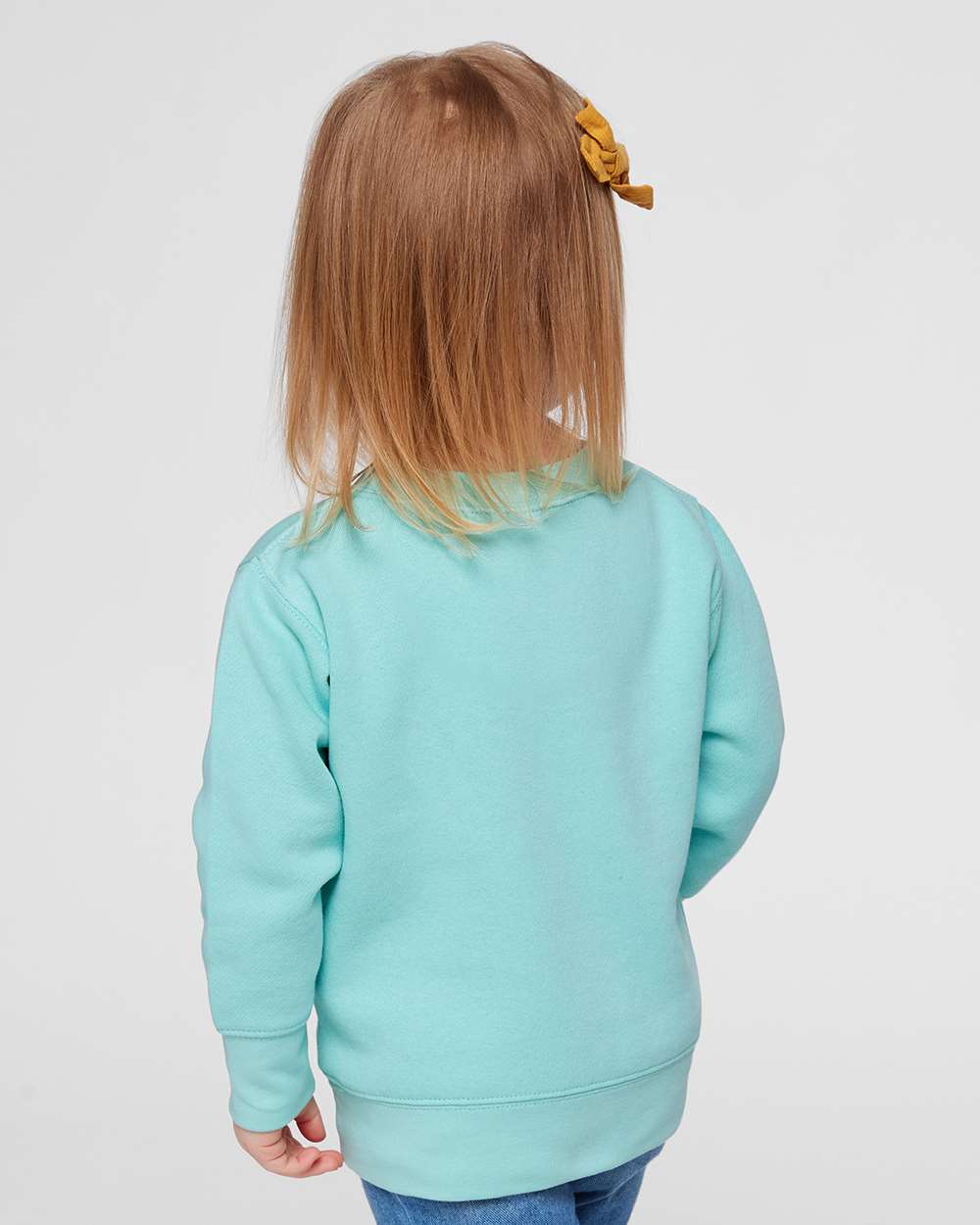 Toddler Fleece Crewneck Sweatshirt - OnModelBack - B32938173 - Chill