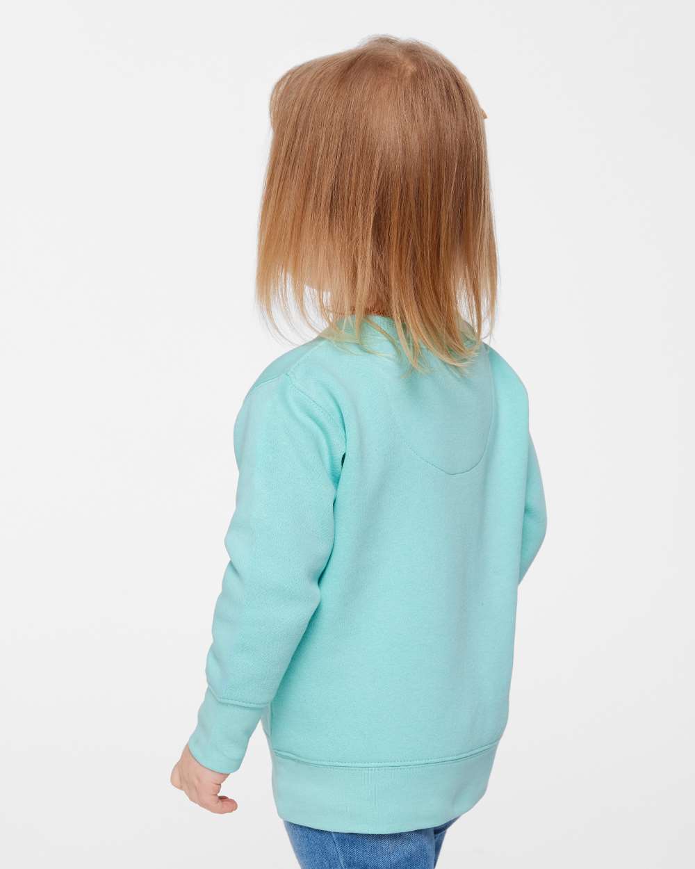 Toddler Fleece Crewneck Sweatshirt - OnModelSide - B32938173 - Chill