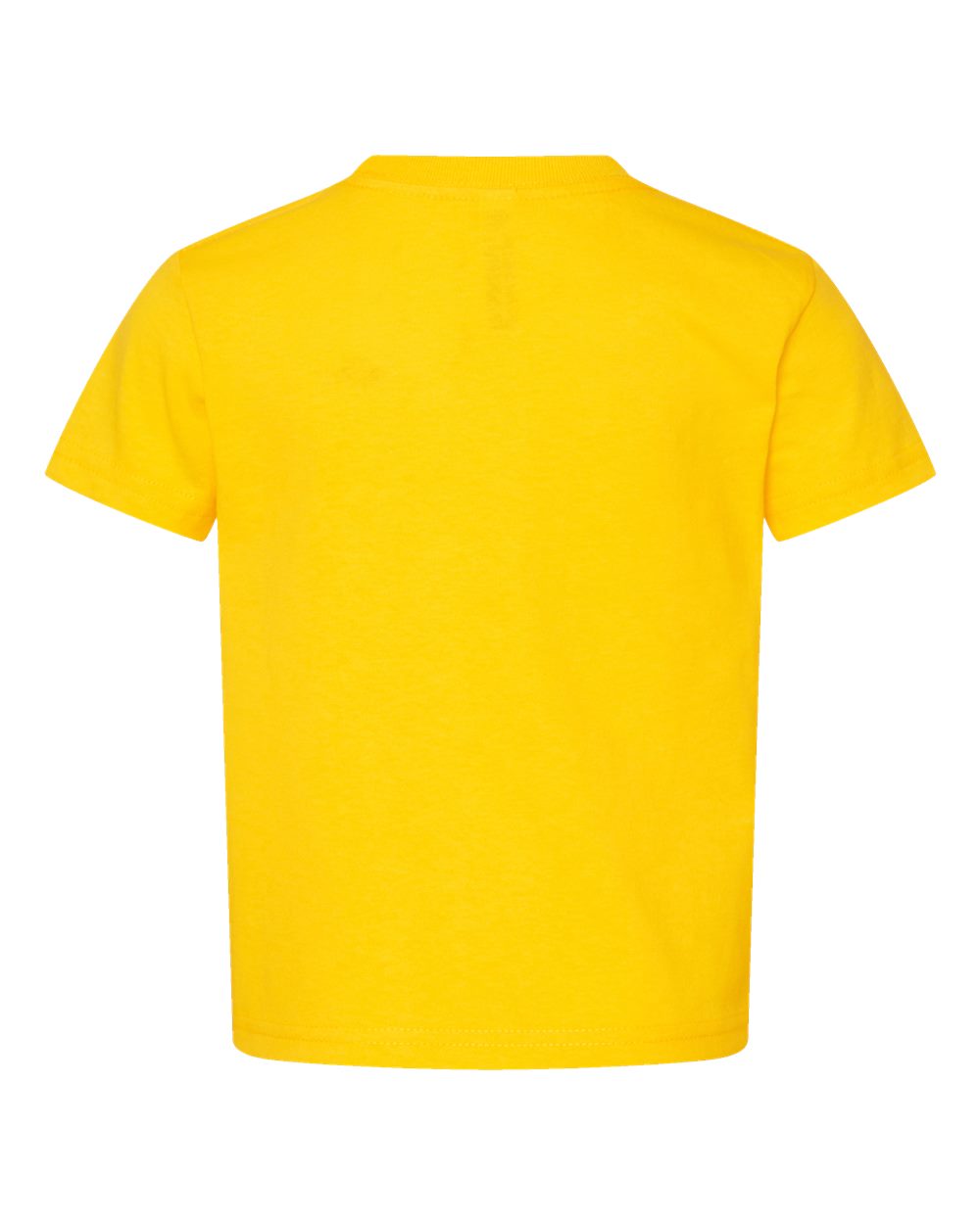Toddler Cotton Jersey Tee - Back - B35638413 - Yellow