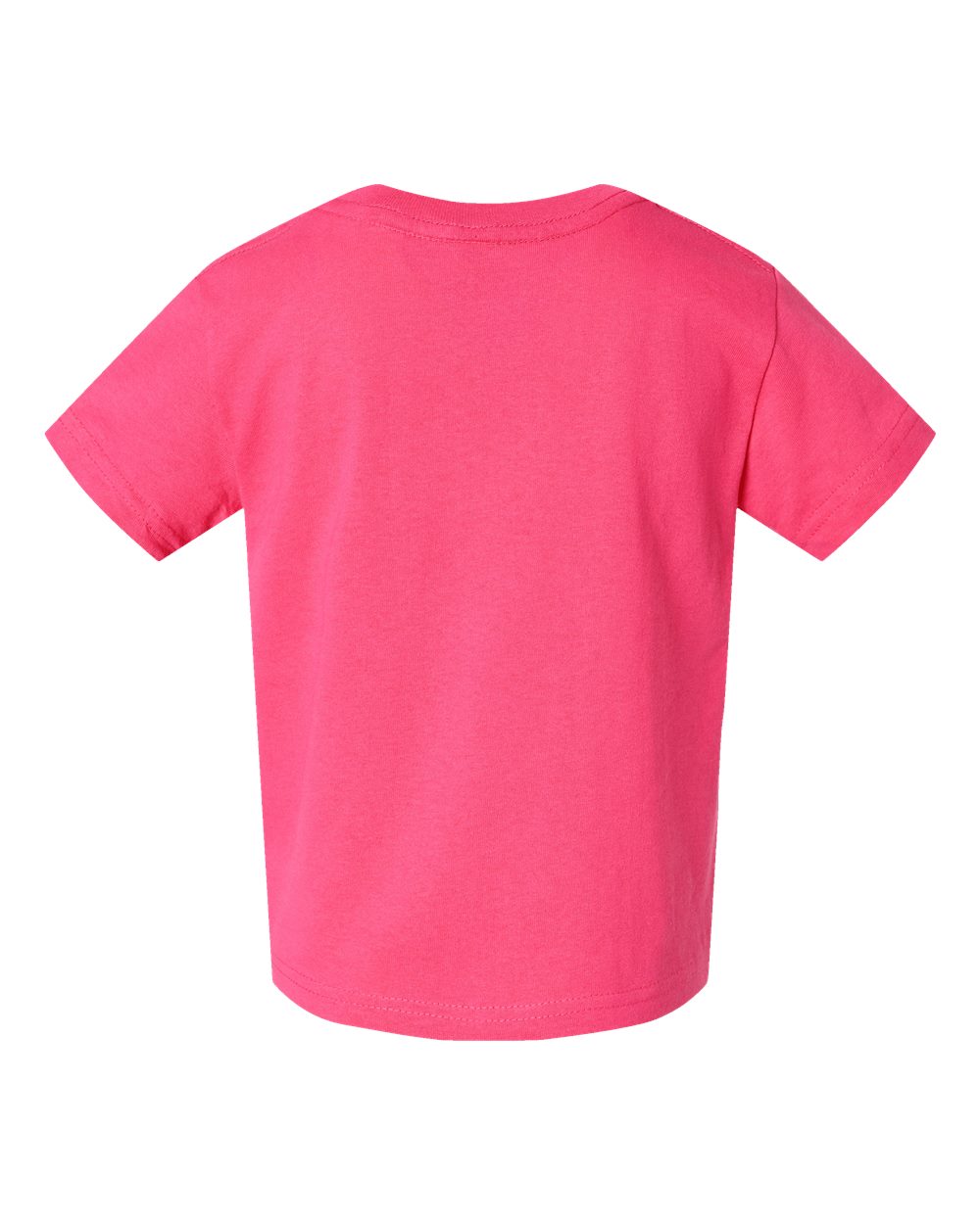 Toddler Cotton Jersey Tee - Back - B35638563 - Hot Pink