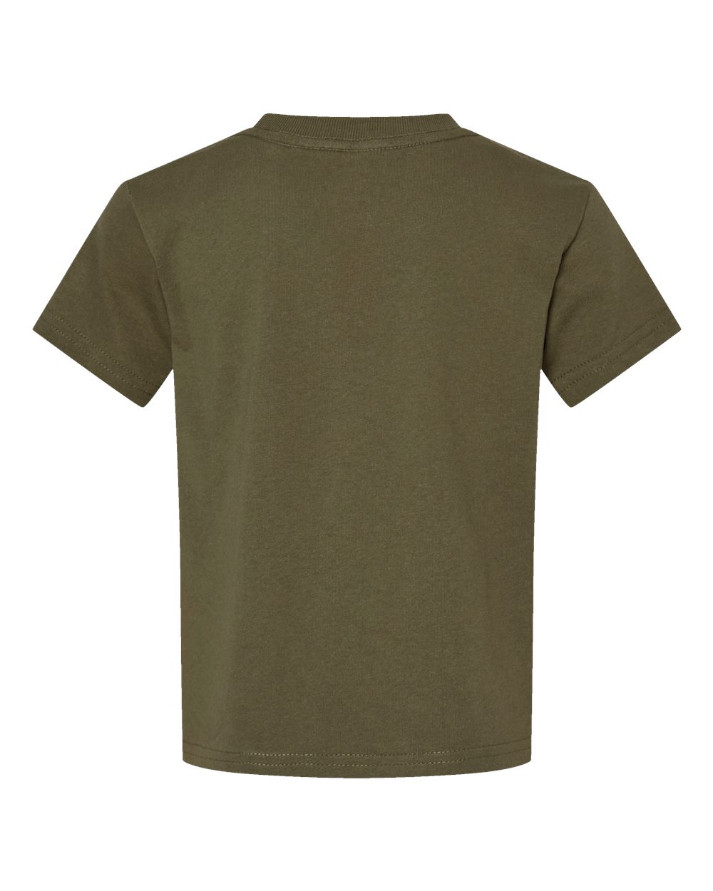 Toddler Cotton Jersey Tee - Back - B35638633 - Military Green