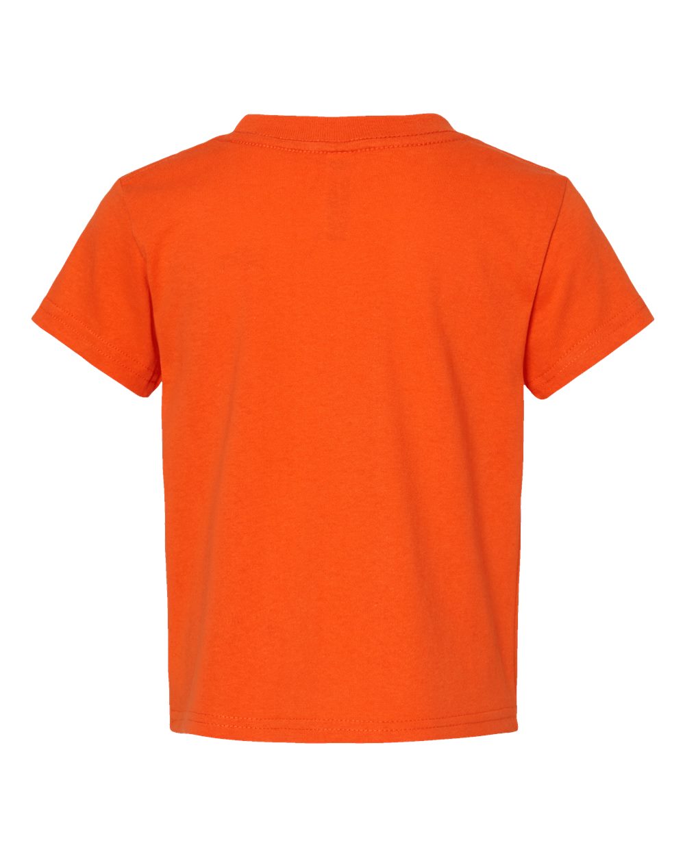 Toddler Cotton Jersey Tee - Back - B35638663 - Orange