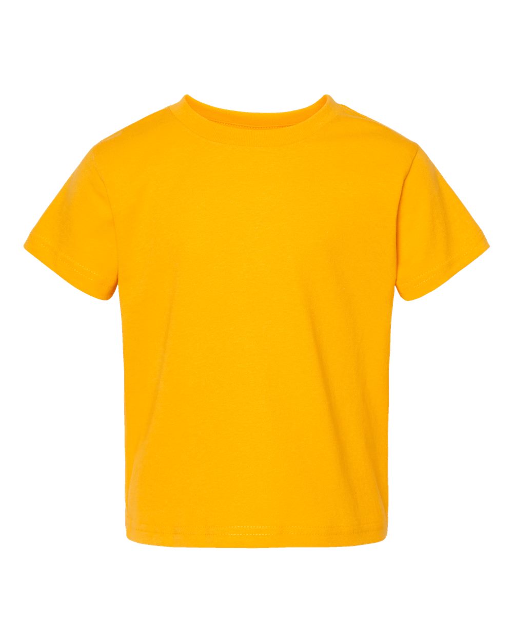 Toddler Cotton Jersey Tee - Front - B35638123 - Gold