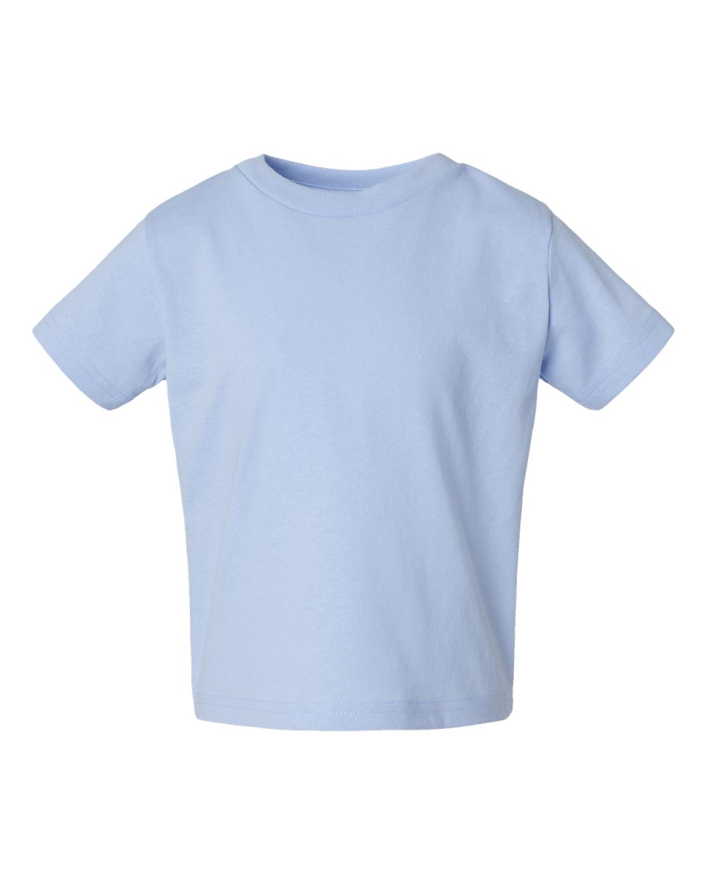 Toddler Cotton Jersey Tee - Front - B35638253 - Light Blue