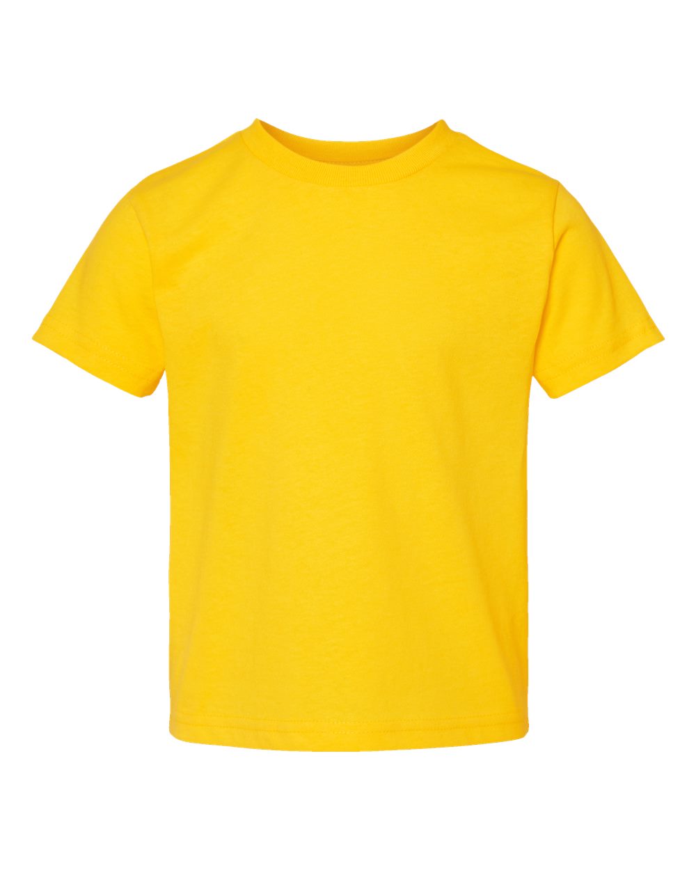 Toddler Cotton Jersey Tee - Front - B35638413 - Yellow