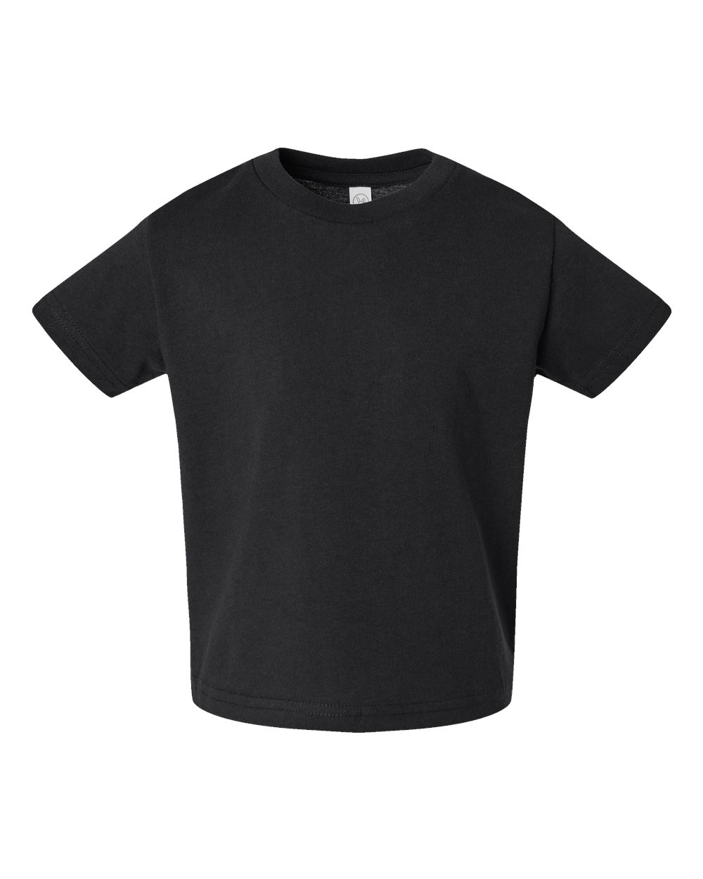 Toddler Cotton Jersey Tee - Front - B35638503 - Black