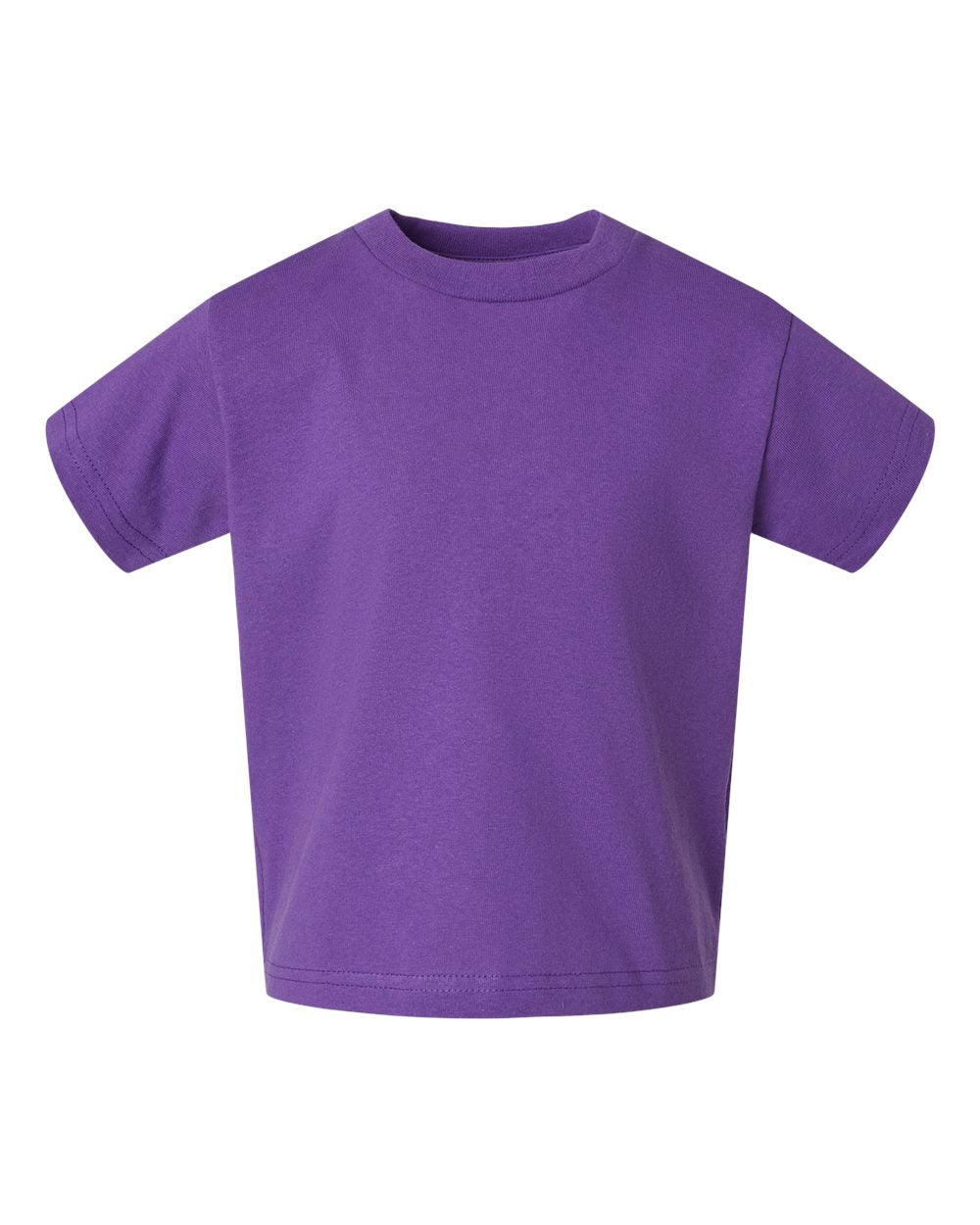 Toddler Cotton Jersey Tee - Front - B35638673 - Purple
