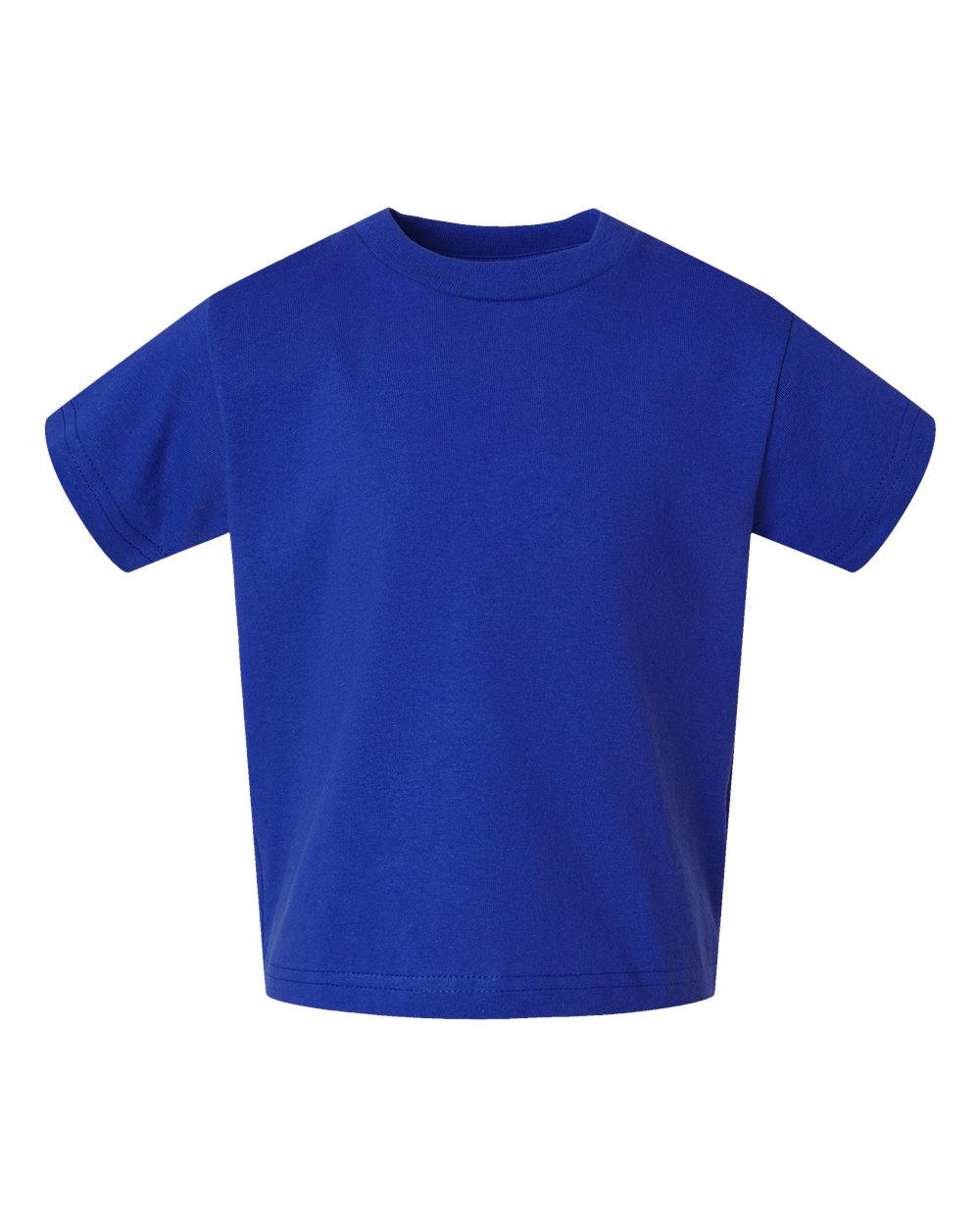 Toddler Cotton Jersey Tee - Front - B35638753 - Royal