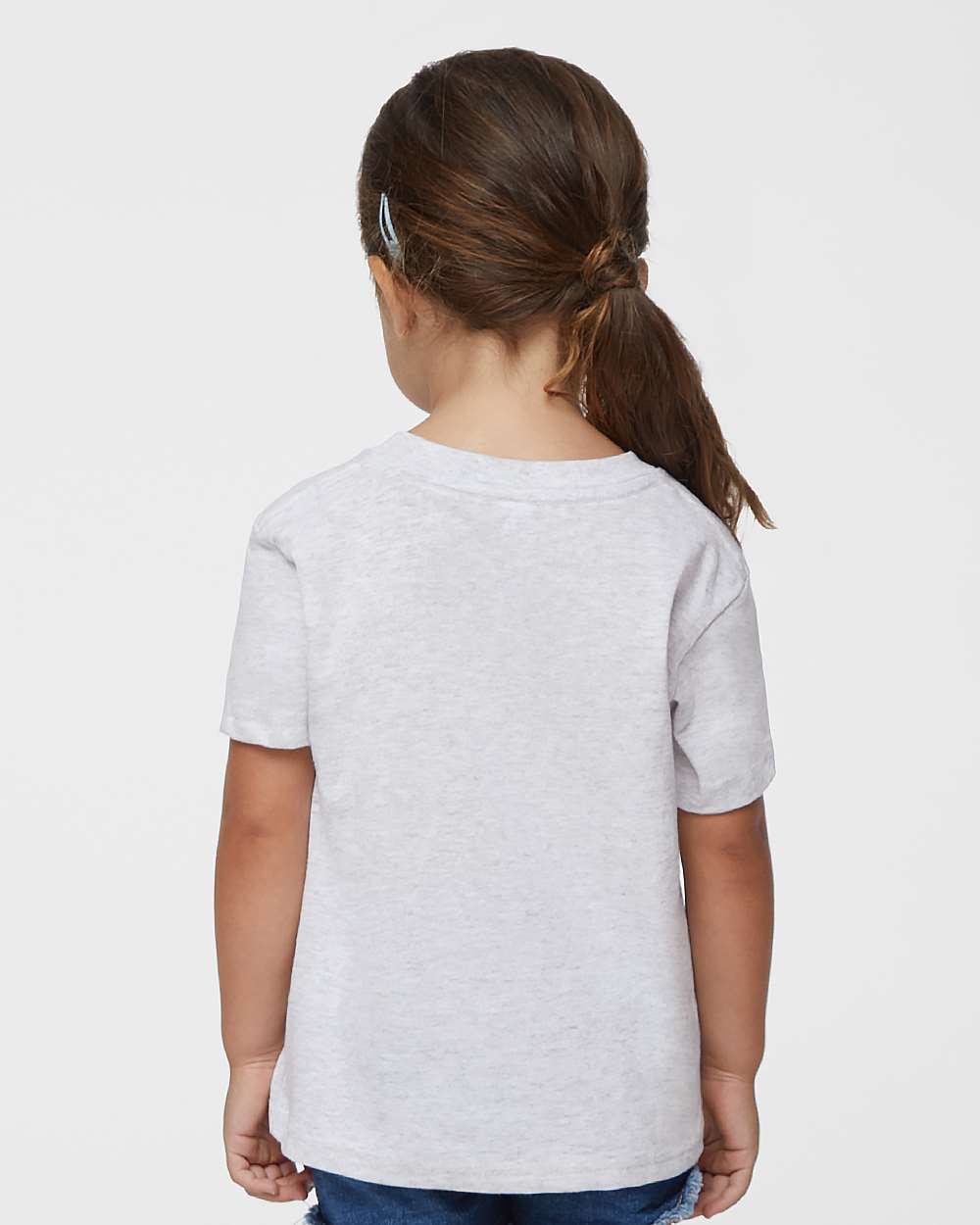 Toddler Cotton Jersey Tee - OnModelBack - B35638023 - Ash