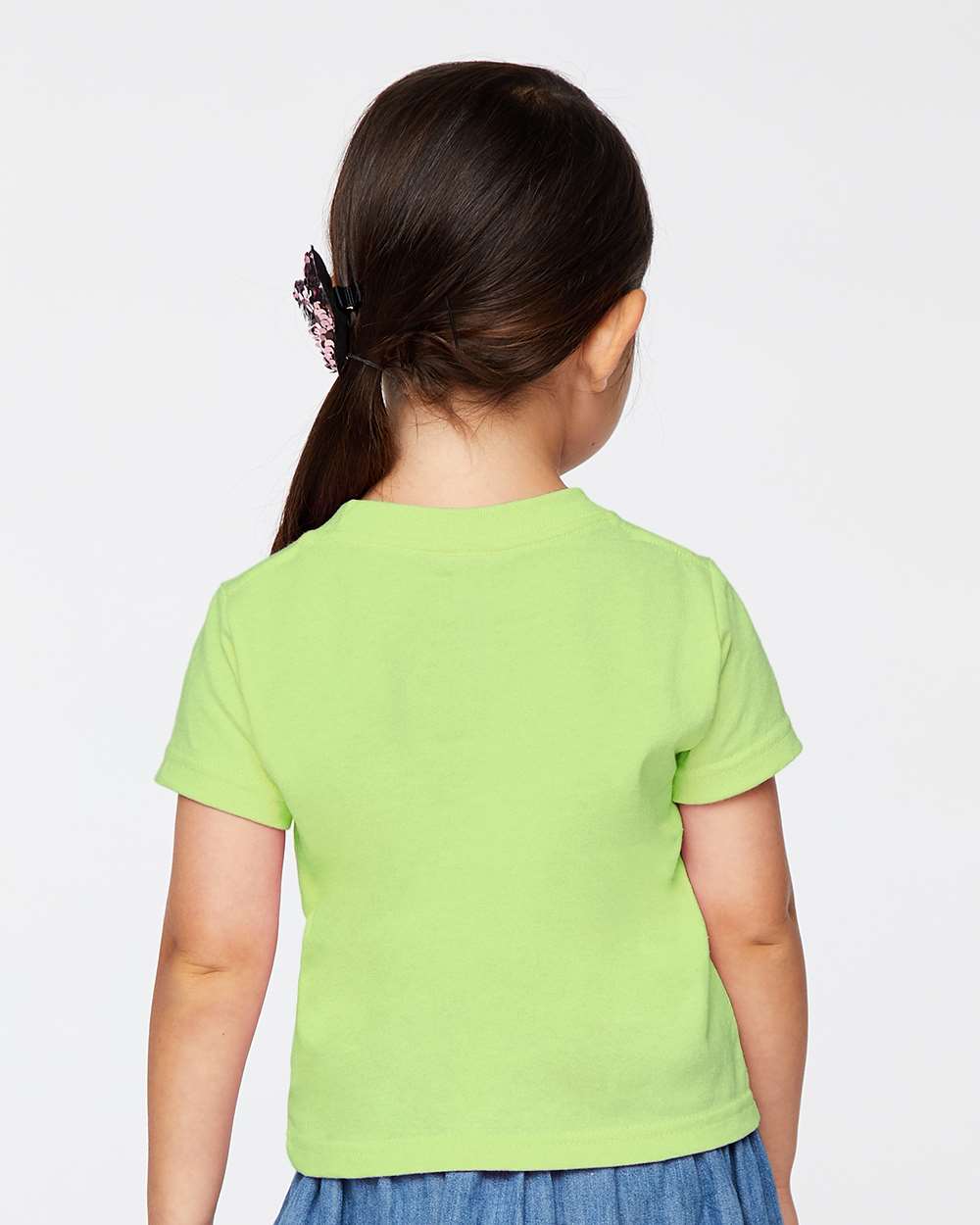 Toddler Cotton Jersey Tee - OnModelBack - B35638173 - Key Lime