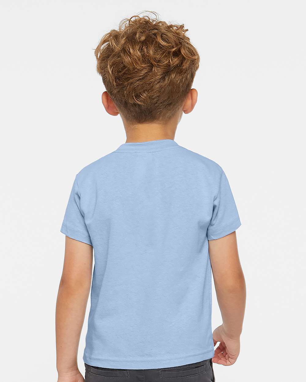 Toddler Cotton Jersey Tee - OnModelBack - B35638253 - Light Blue