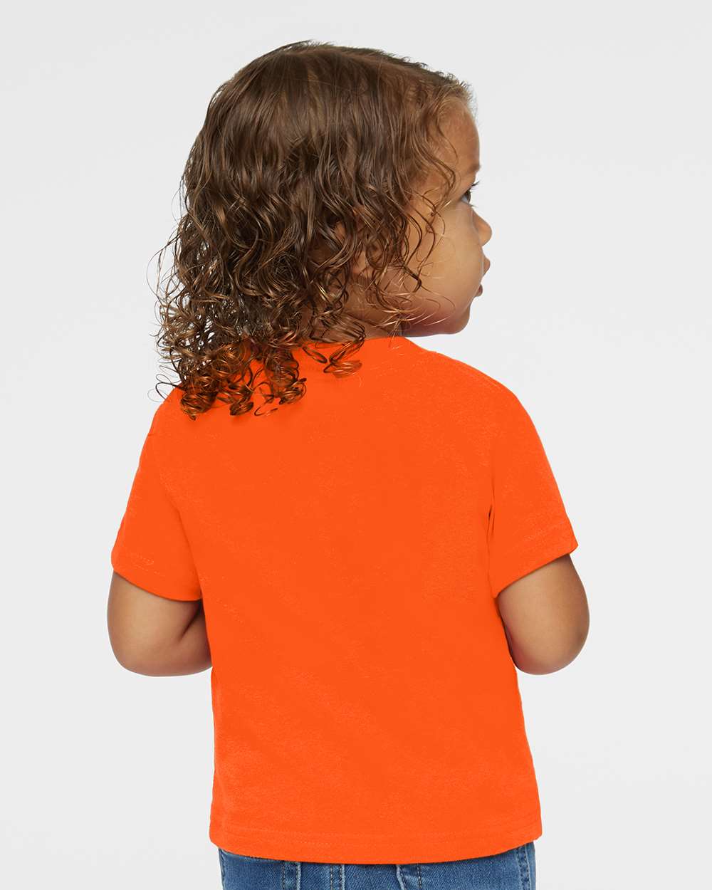 Toddler Cotton Jersey Tee - OnModelBack - B35638663 - Orange