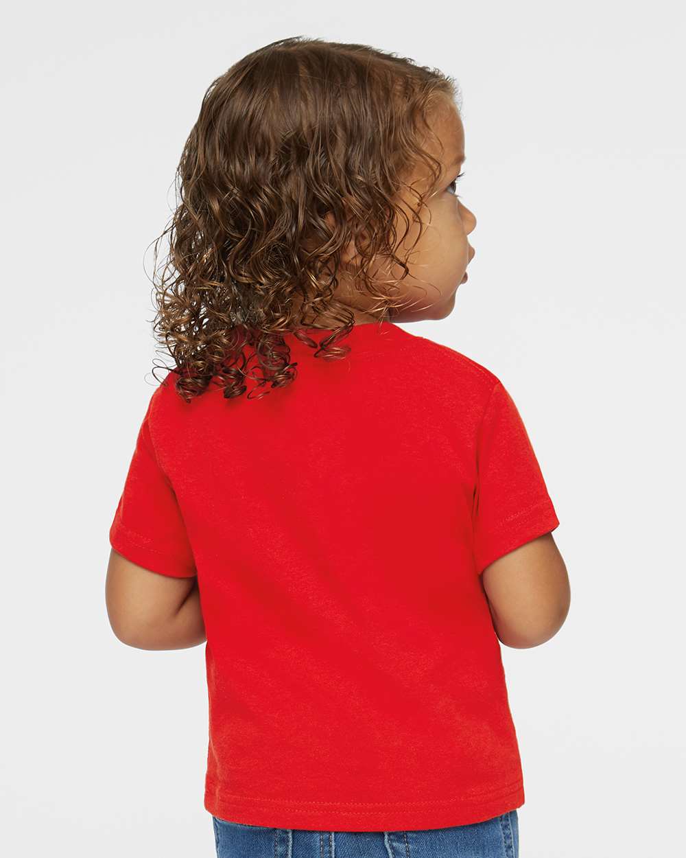 Toddler Cotton Jersey Tee - OnModelBack - B35638703 - Red