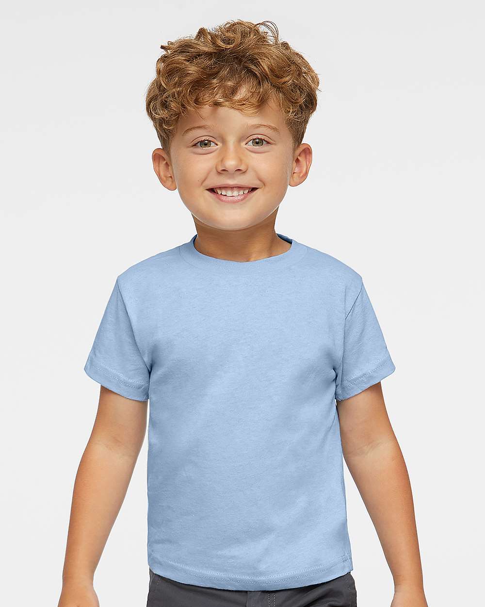 Toddler Cotton Jersey Tee - OnModelFront - B35638253 - Light Blue