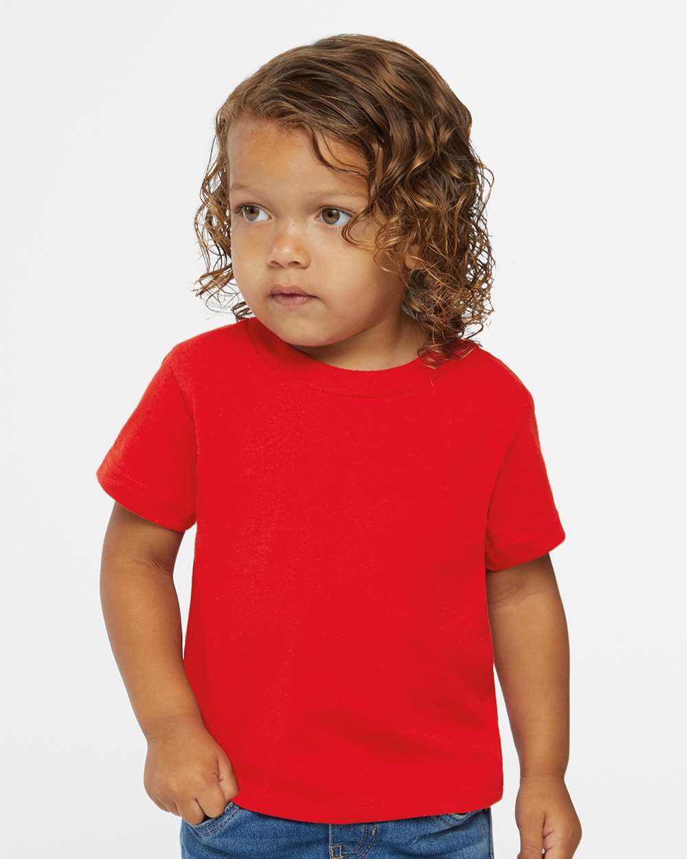 Toddler Cotton Jersey Tee - OnModelFront - B35638703 - Red