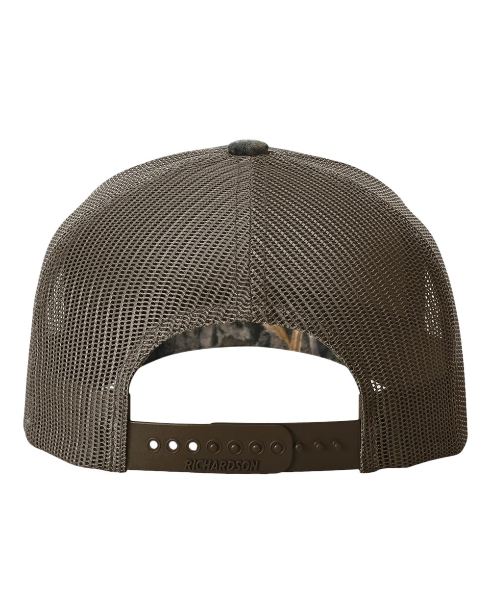 Five-Panel Printed Trucker Cap - Back - B26795180 - Mossy Oak Habitat/ Brown
