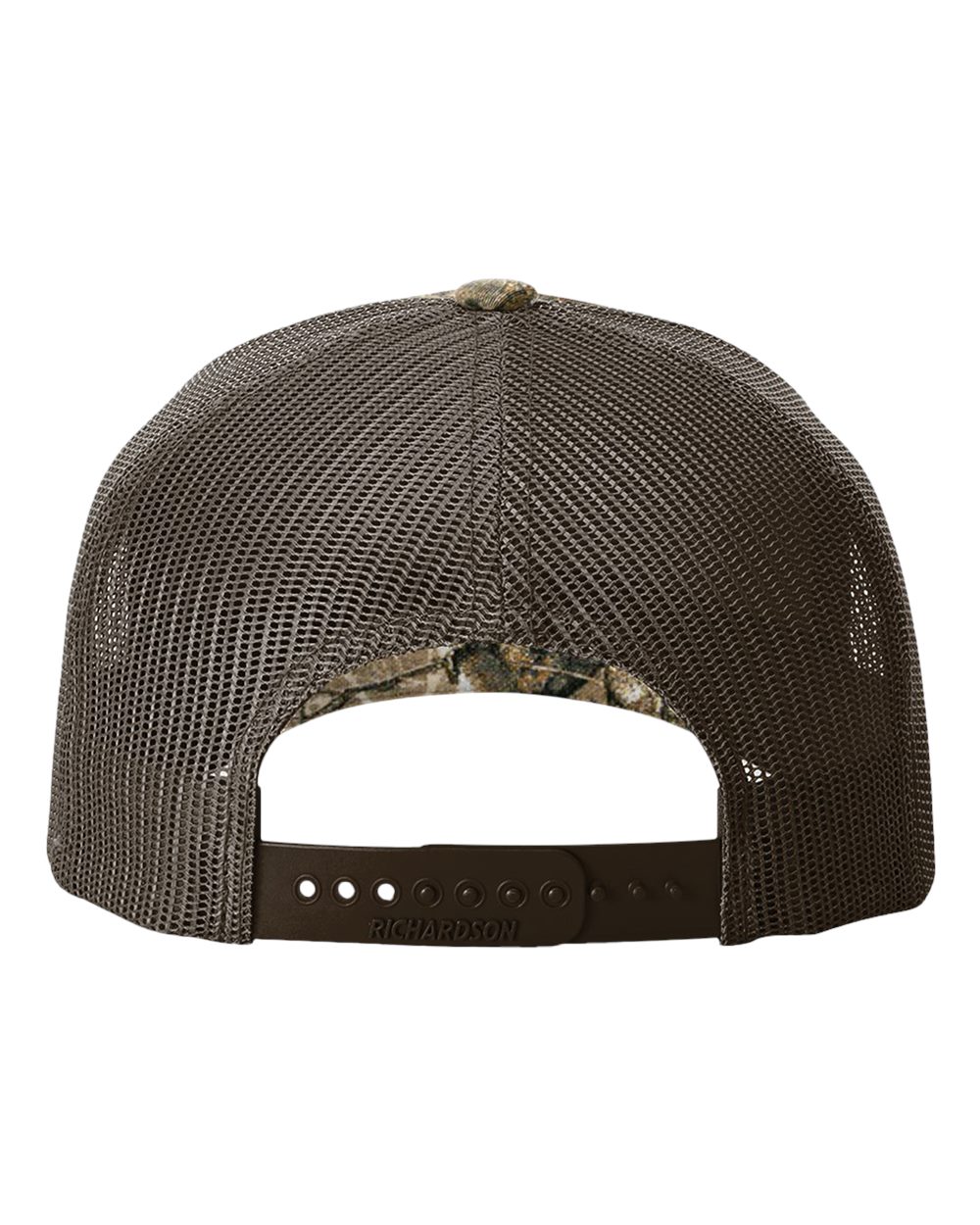 Five-Panel Printed Trucker Cap - Back - B26795190 - Realtree Edge/ Brown