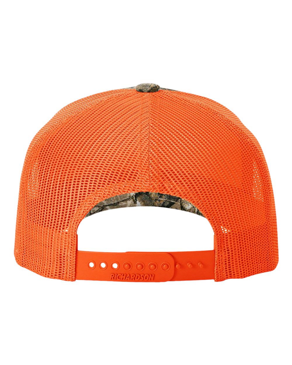Five-Panel Printed Trucker Cap - Back - B26795200 - Realtree Edge/ Neon Orange