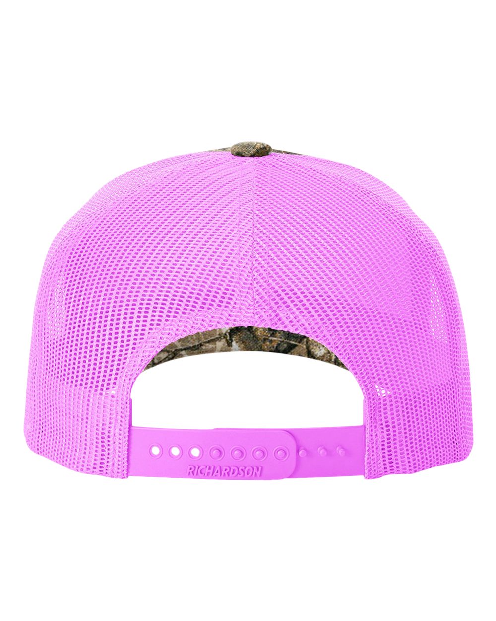 Five-Panel Printed Trucker Cap - Back - B26795210 - Realtree Edge/ Neon Pink
